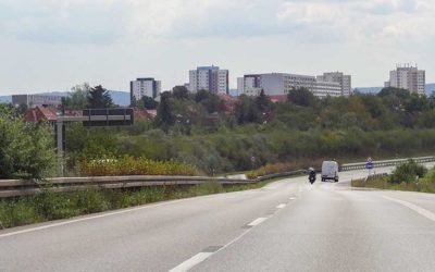 Erfurt von den Ausfallstraßen aus gesehen