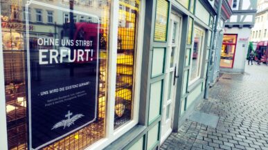 Lockdown 16 Dezember 2020 Maerz 2021 ohne uns stirbt erfurt Protest Corona WEB_erfurt