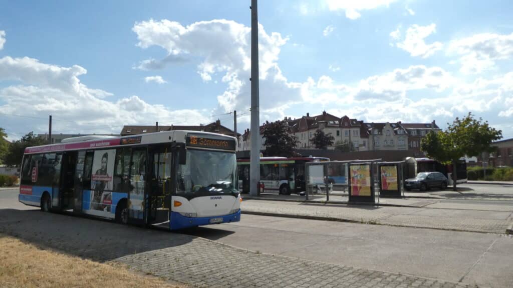 Busbahnhof Grubenstrasse Erfurt Nord._erfurt