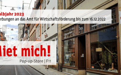 Pop-up-Store | F11 – Bewerbungsfrist für das 1. Halbjahr 2023: 16. Dezember 2022