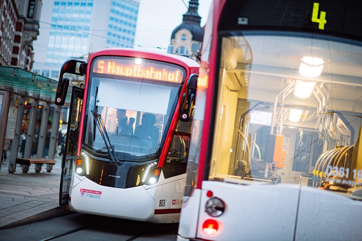 Erweitertes Verkehrsangebot Auf Der Stadtbahn-Linie 4 - Ich Liebe Erfurt!