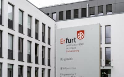 Top-Platzierung für das Erfurter Bürgeramt