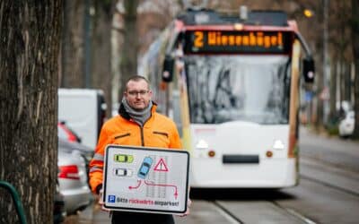 Gefahrenstelle Windthorststraße: EVAG bittet Autofahrer rückwärts einzuparken