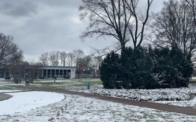 Der egapark im Winter