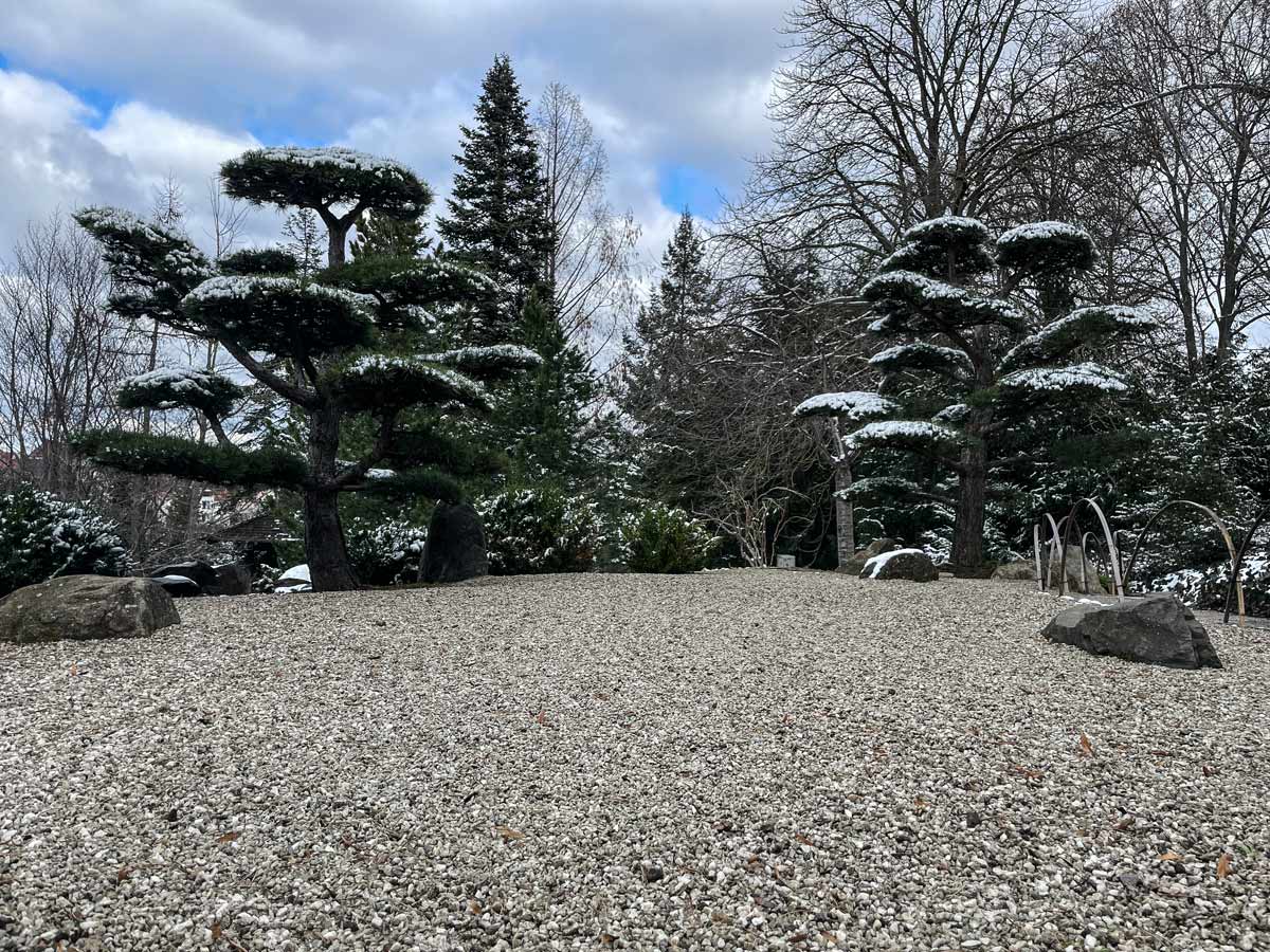 Zen-Beet im japanischen Garten im egapark Erfurt