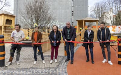 Inklusiver Spielplatz in der Robert-Koch-Straße eröffnet