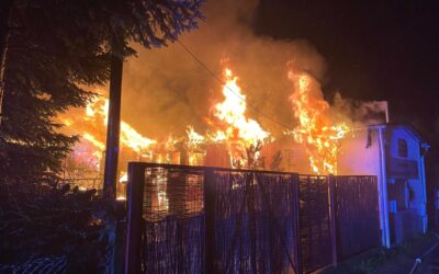 LPI-EF: Brand in Kleingartenanlage