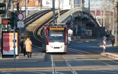 In Tram Blase entleert