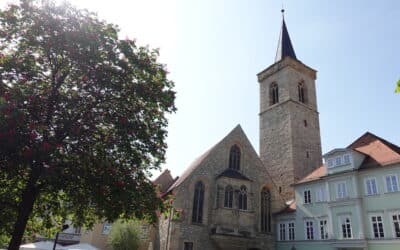 Der Turm der Ägidienkirche Erfurt