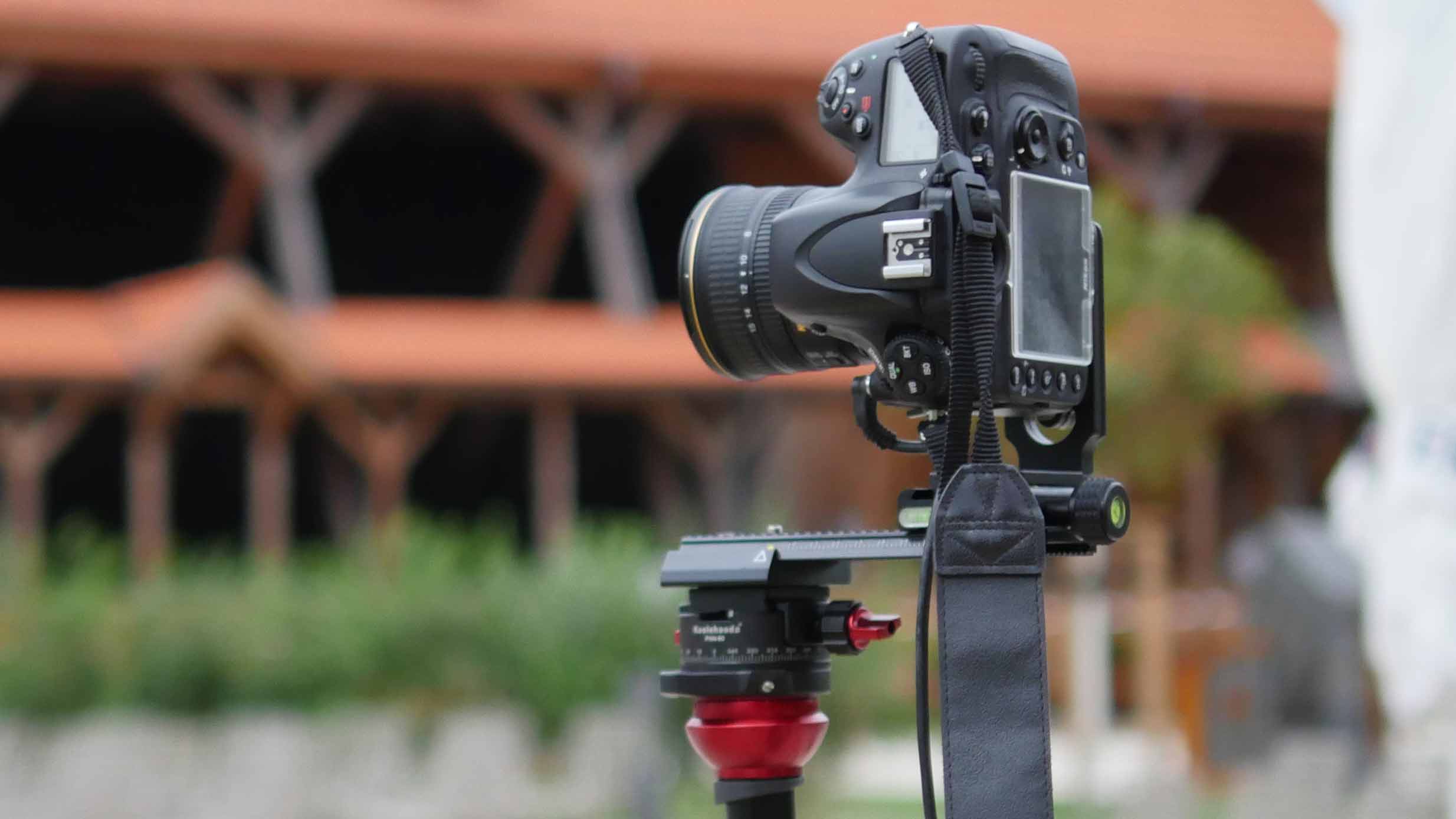 professionelle Nikon Kamera für die Erstellung von 3-D-Panoramen