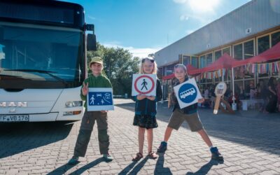 „Sicher unterwegs“ – rund 100 Schüler zu Gast bei der EVAG