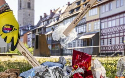 Erfurt ist bereit für den World Cleanup Day 2023