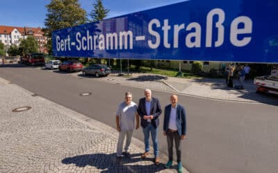 Erfurt hat seit heute eine Gert-Schramm-Straße