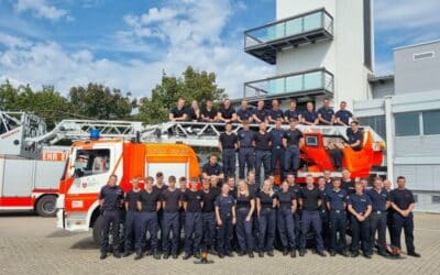 Gemeinsamer Ausbildungstag der Azubis von Polizei und Feuerwehr