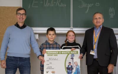 Die Integrierte Gesamtschule (IGS) gewinnt das E-Waste Race