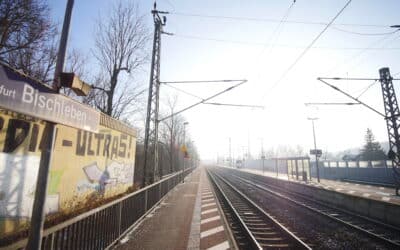 Müllentsorgung an Bahnstrecke