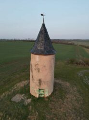 Barkhaeuser Tower Erfurt aerial view_erfurt