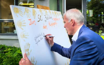 Kita Spatzennest am Park feiert 50-jähriges Bestehen