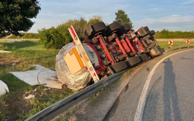 Verkehrsunfall an der Anschlussstelle Erfurt-Nord