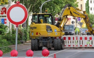 Verkehrseinschränkungen wegen Bauarbeiten am Wasserversorgungsnetz