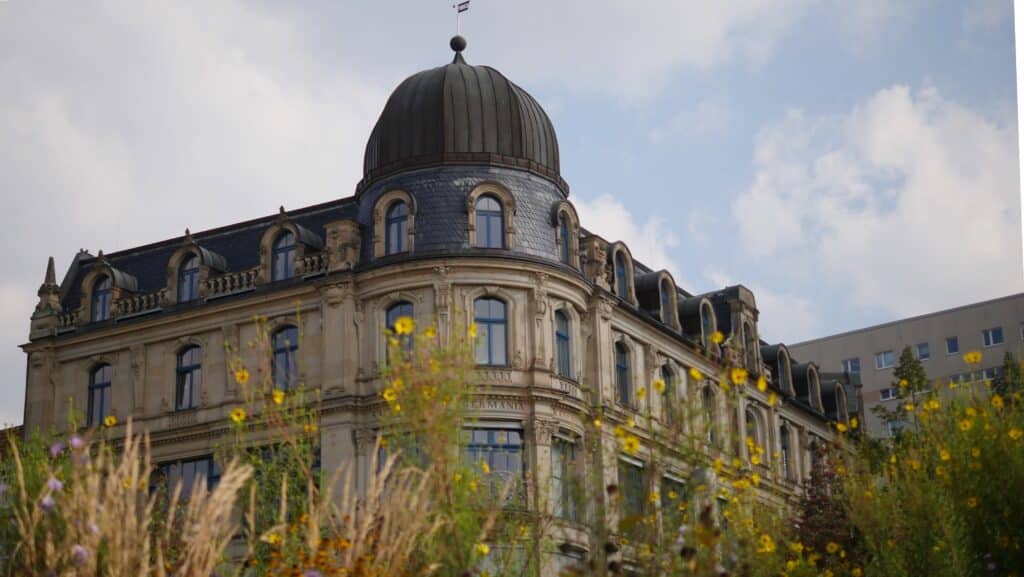 Kaufhaus Germania am Hirschgarten Erfurt Sommer ilef_erfurt