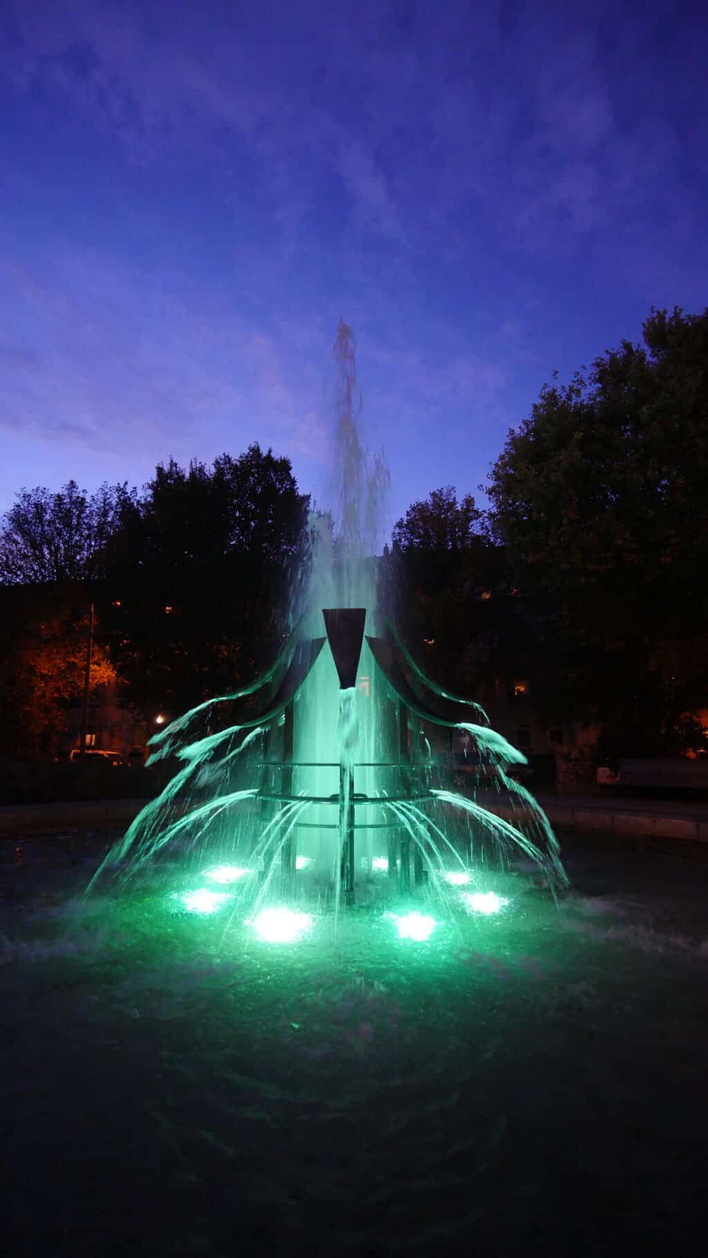 Brunnen am Rosa Luxemburg Platz Erfurt Nord Magdeburger Allee_erfurt