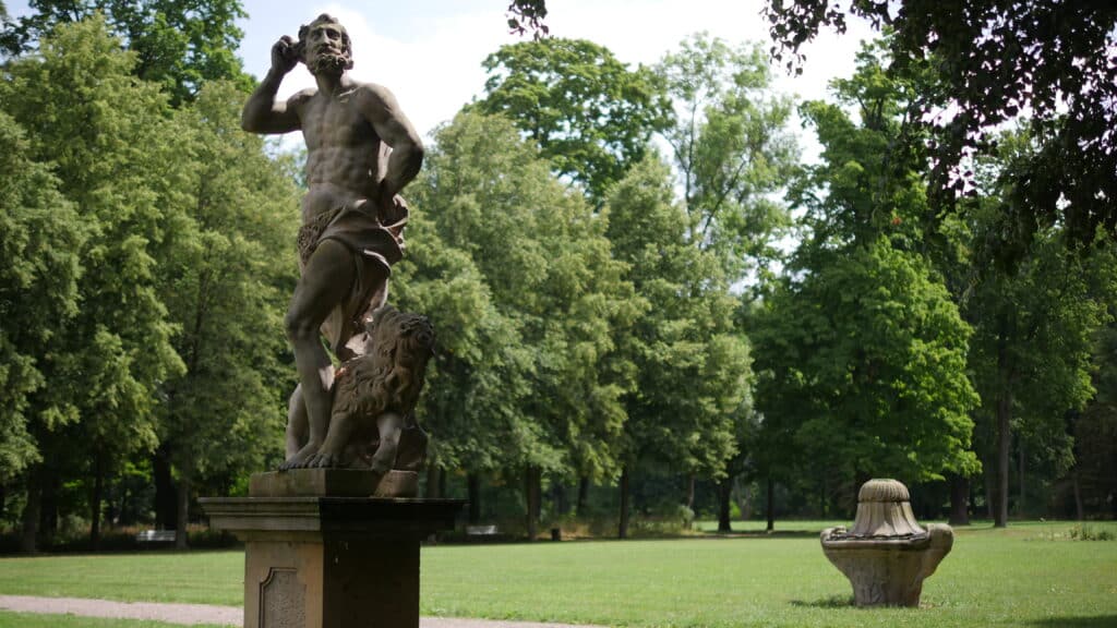 Barockskulptur im Schlosspark Molsdorf Erfurt_erfurt