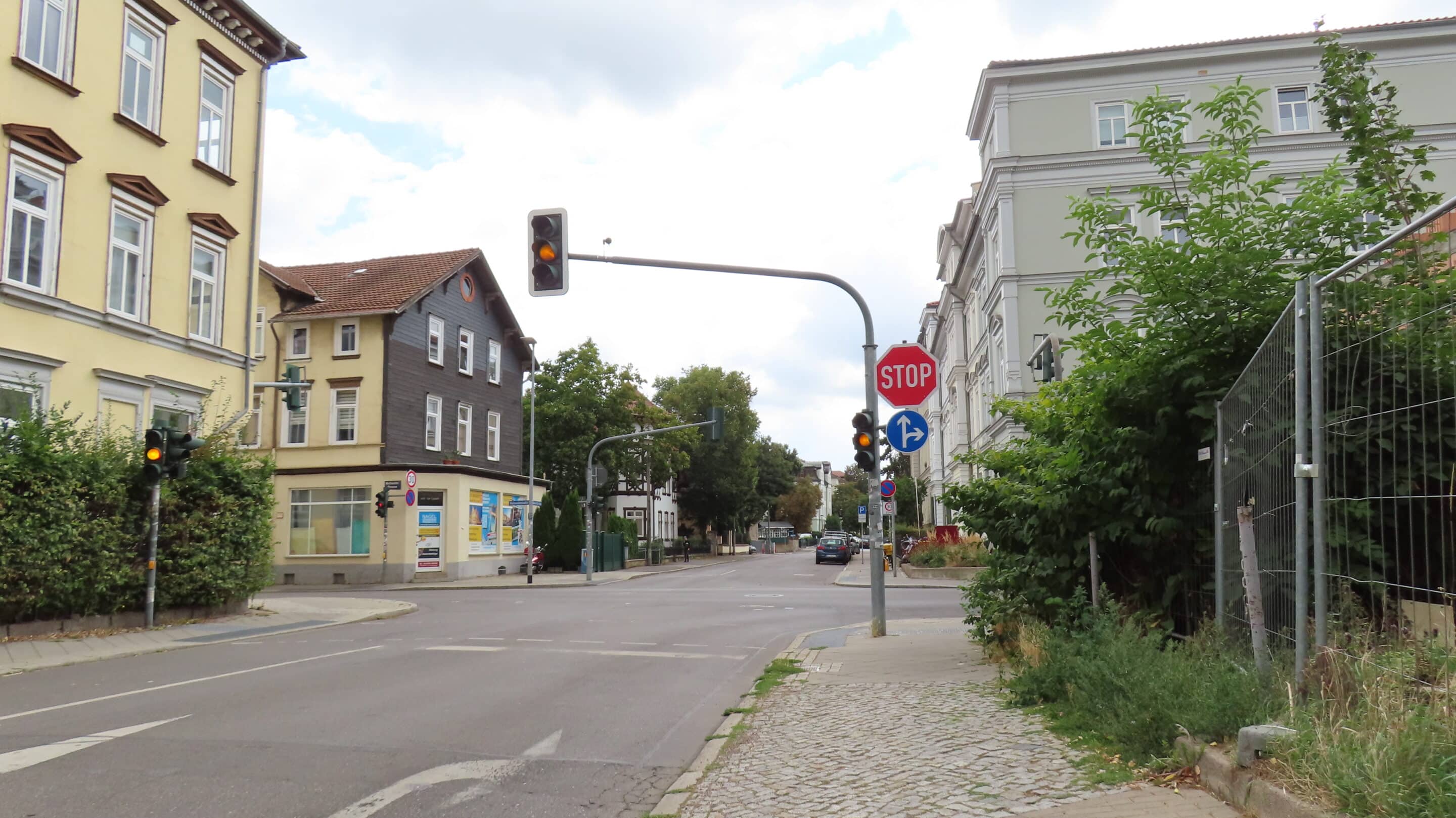 Ampelkreuzung Walkmühlstraße Wilhelm Külz Straße Brühlervorstadt Erfurt Ampelkreuzung Walkmühlstraße Wilhelm Külz Straße Brühlervorstadt Erfurt.