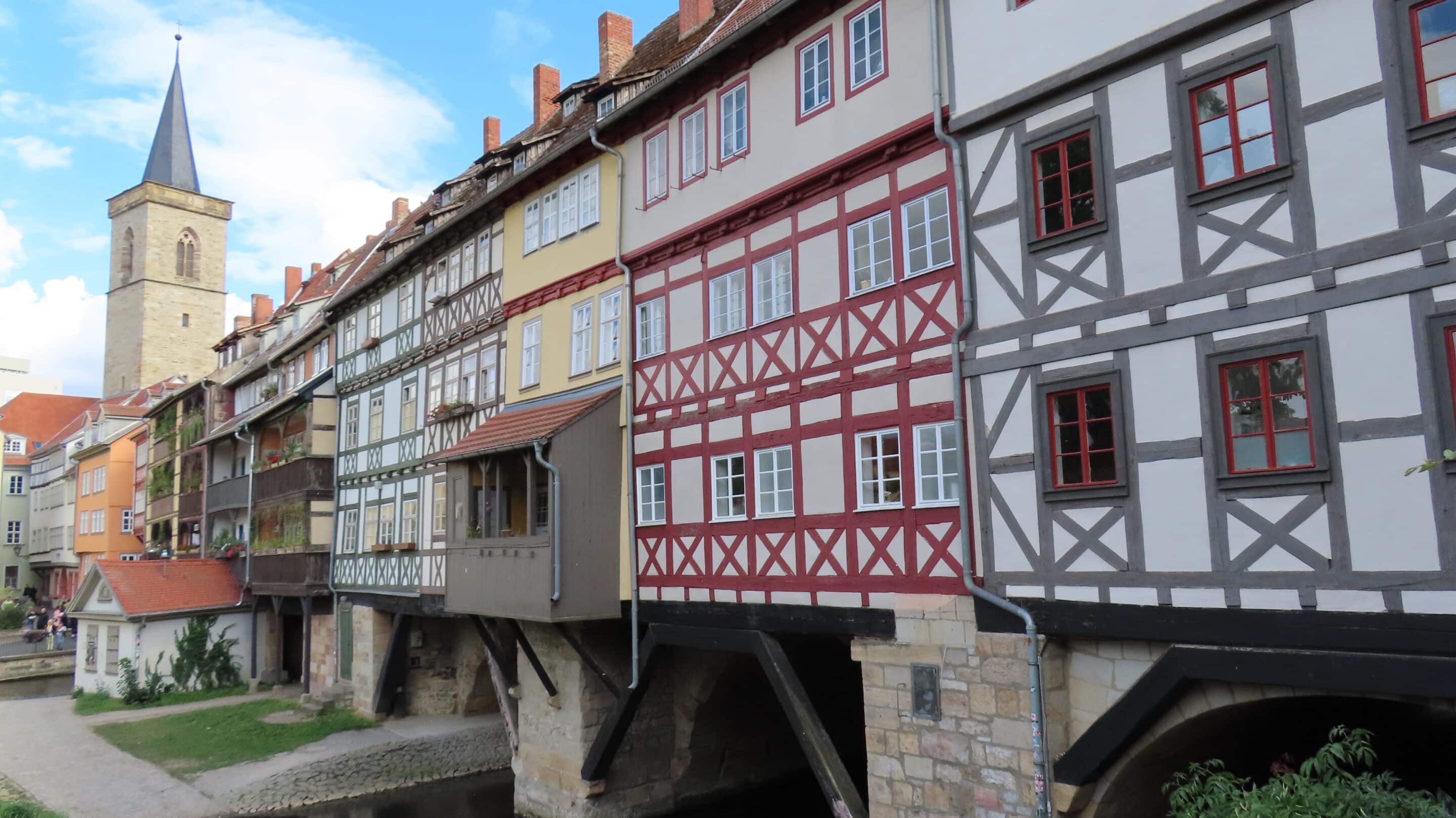 Krämerbrücke Erfurt Die Krämerbrücke in Erfurt.