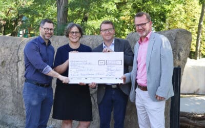 5.555 Euro für die Rote-Panda-Anlage