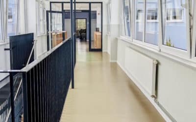 Frische Klassenräume nach den Ferien