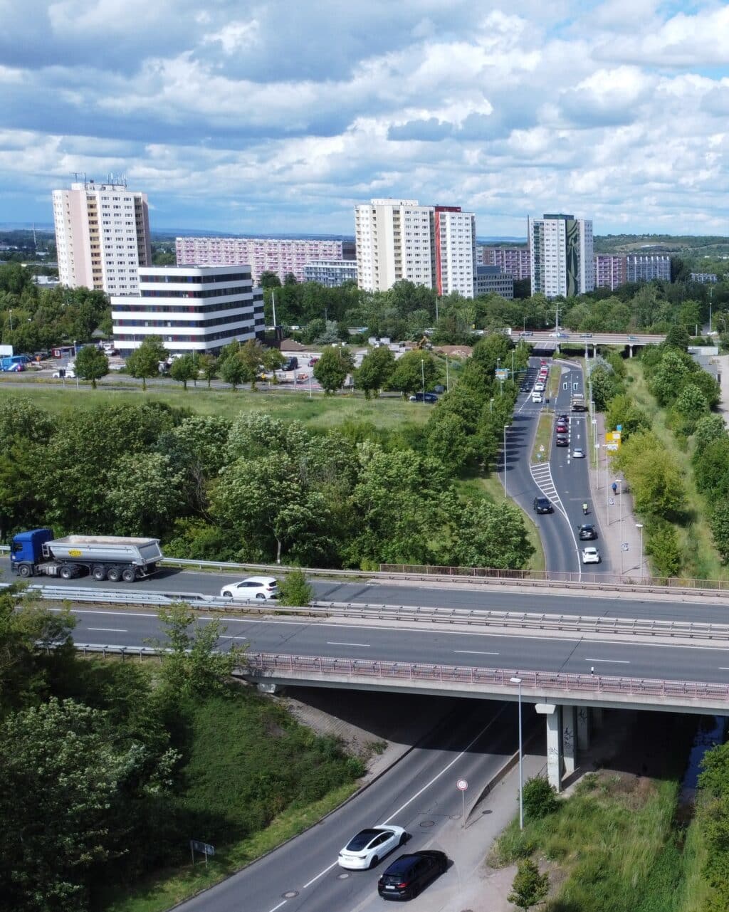 Moskauer Platz Strasse der Nationen Luft_erfurt
