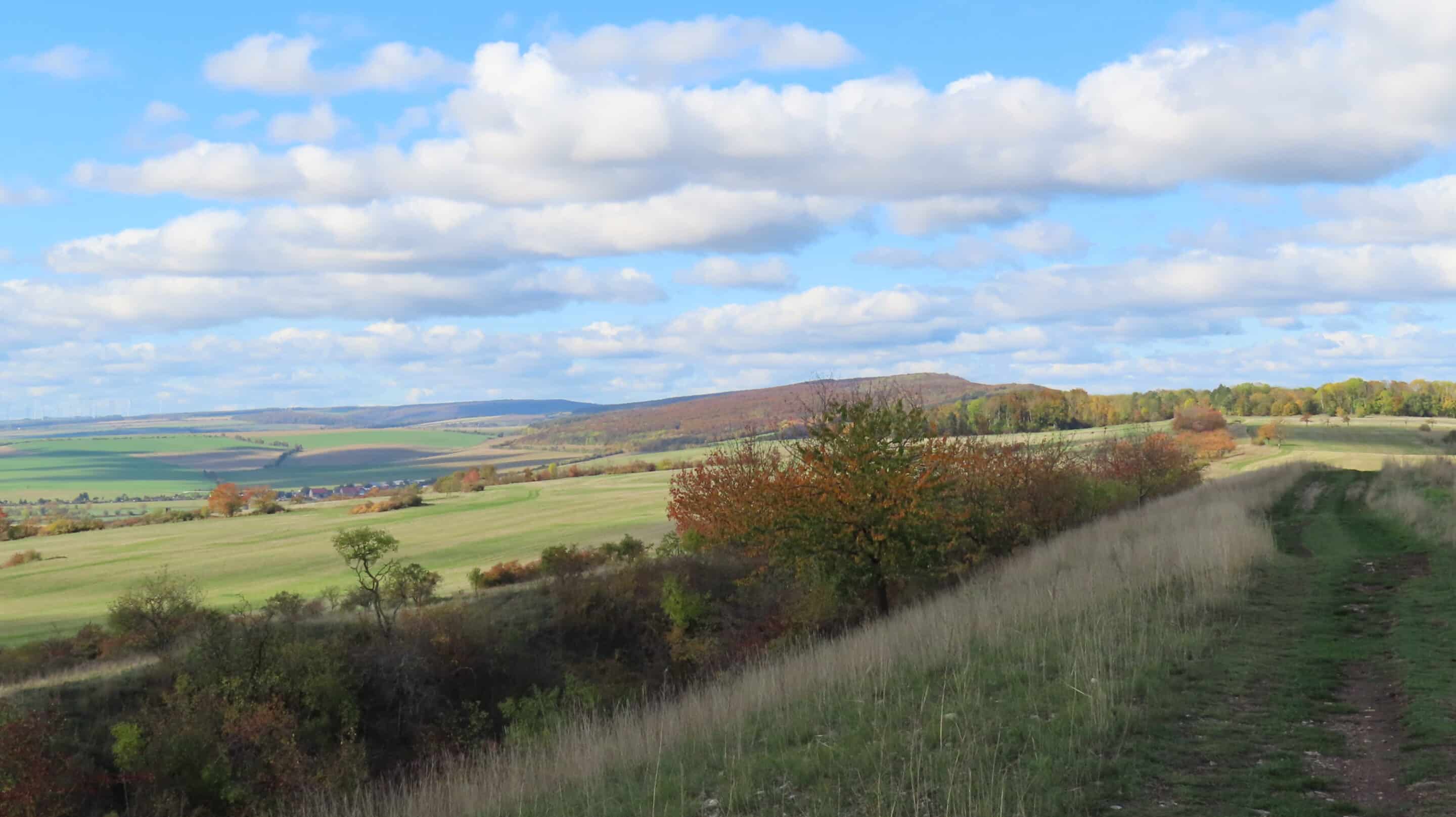 Kahle Schmücke Blick zur Hainleite Blick über die Kahle Schmücke Blick zur Hainleite.
