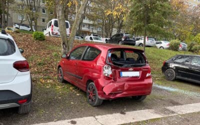 Missglückte Parkmanöver