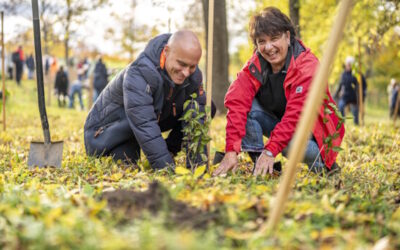 Stadtradeln endet mit 850 neuen Bäumen in der Geraaue