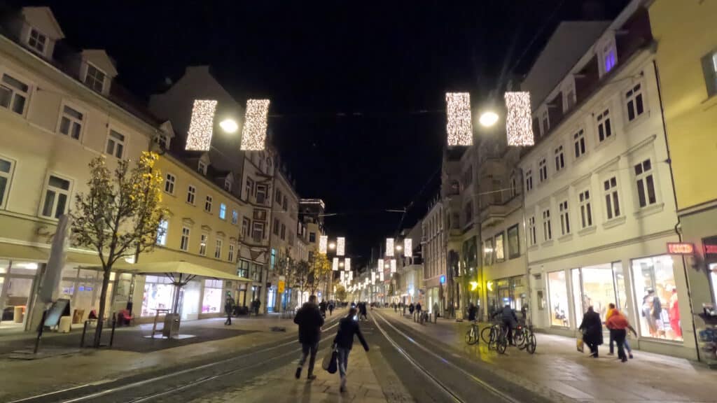 Anger westlicher Teil in der Weihnachtszeit_erfurt
