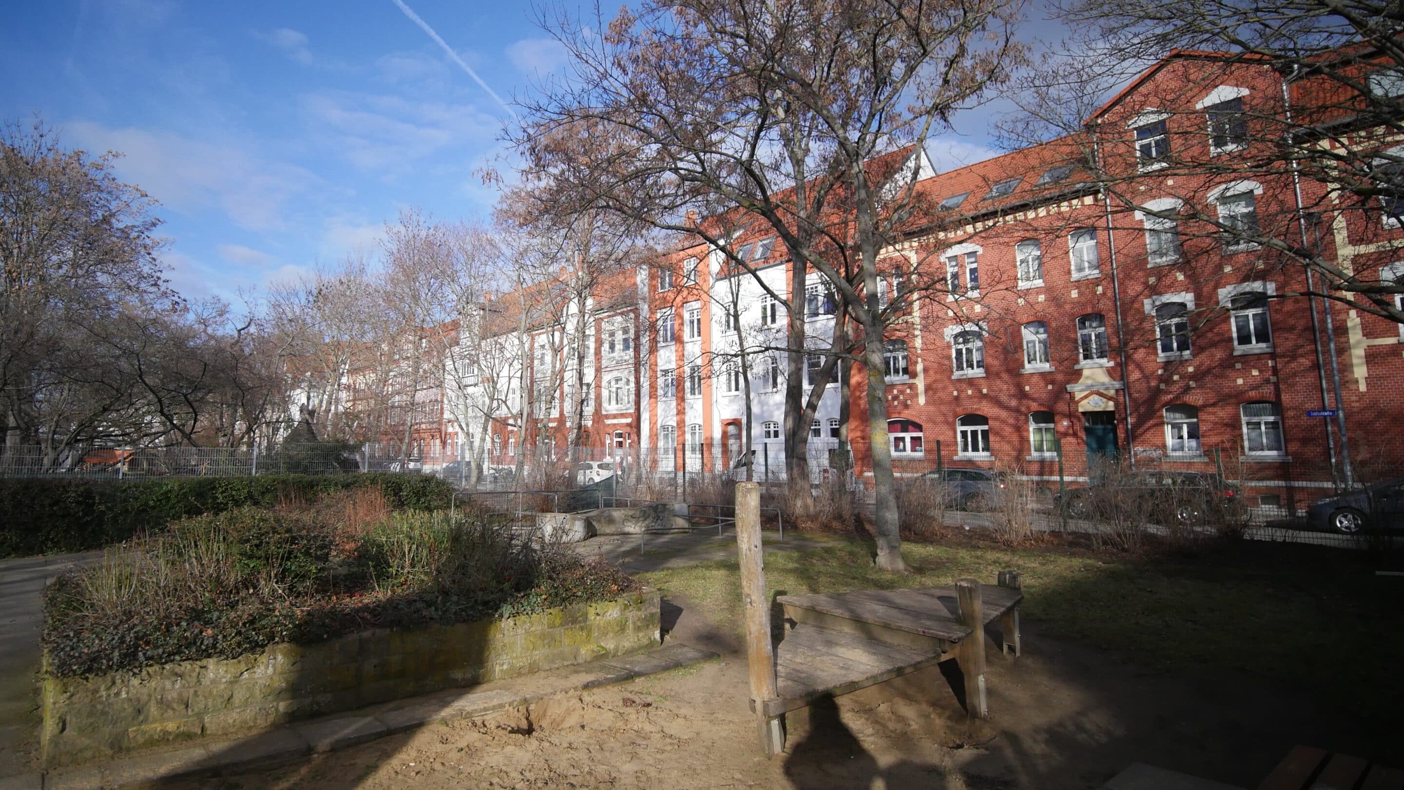Neu Ilversgehofen mit der Triftstraße im Norden der Landeshauptstadt Erfurt.