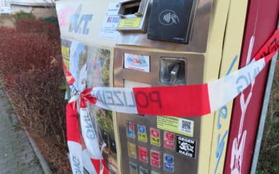 Zigarettenautomat gesprengt