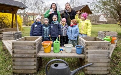 Erfurter Kitas züchten die größten Puffbohnen
