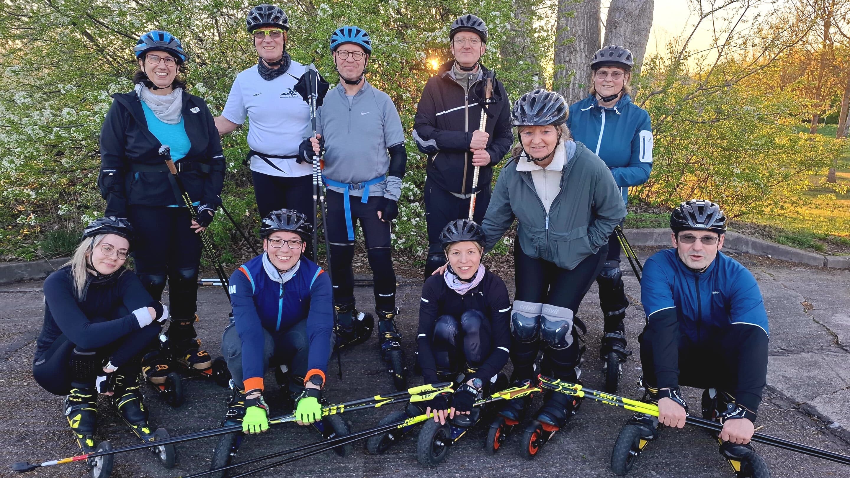 Gruppenfoto einiger Mitglieder des Skatertreff Erfurt.