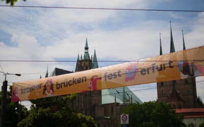 Erfurt rüstet sich für das 49. Krämerbrückenfest
