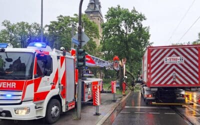 Sturmschäden im Stadtgebiet