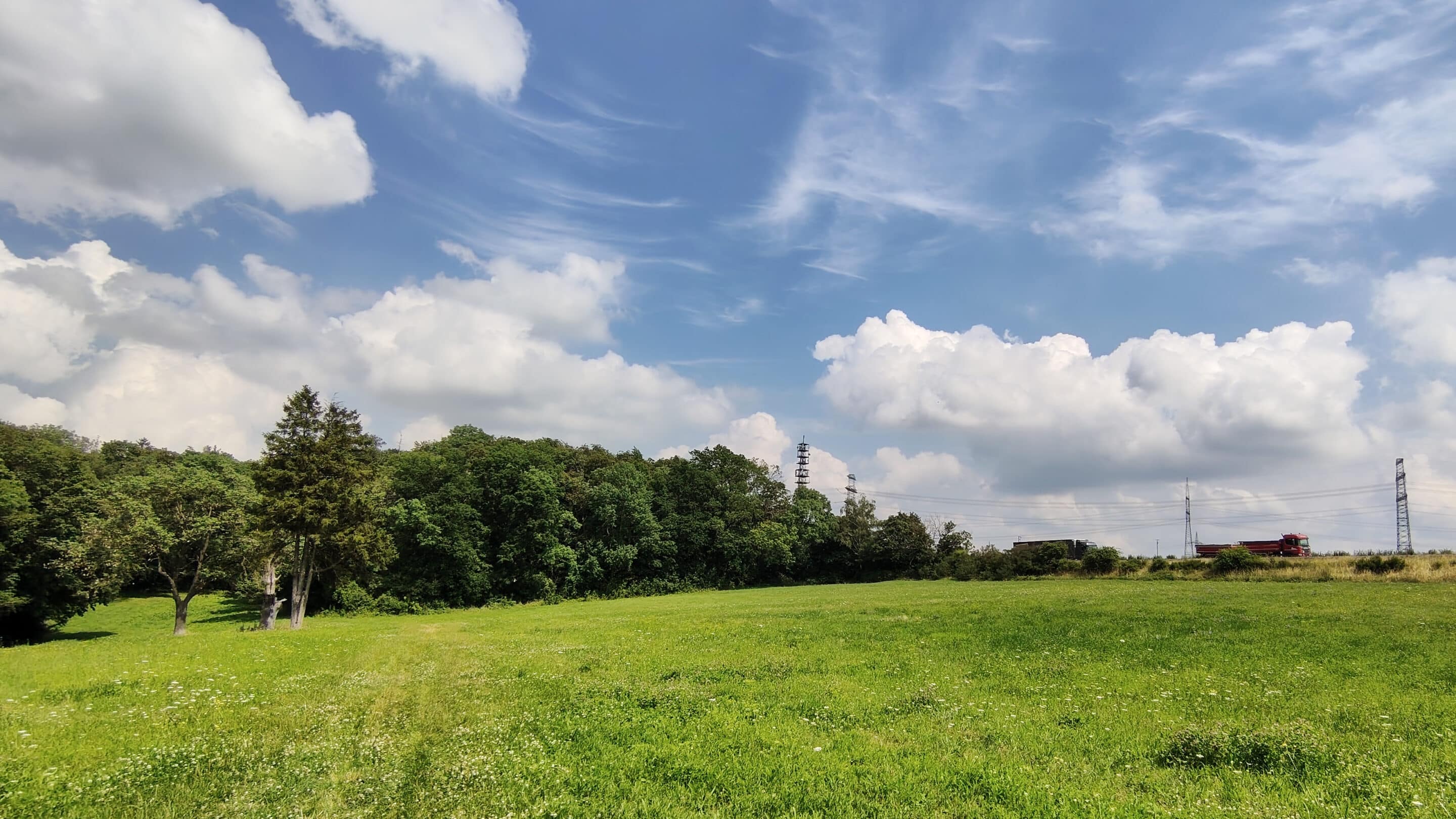 Der Weg zum Fuchshügel dem höchsten Punkt von Erfurt zwischen A4 und Peterholz.
