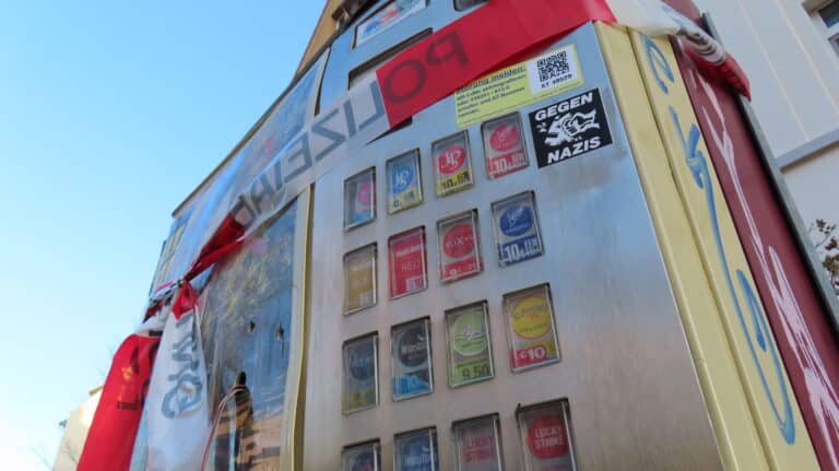 Zigarettenautomat gesprengt