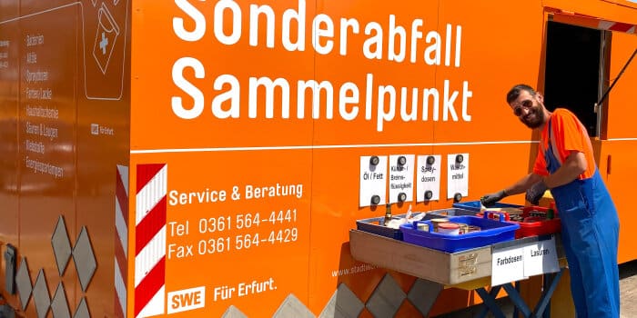 Mobile Sammlung von Sonderabfall-Kleinmengen im Herbst 2026