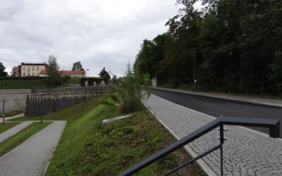 Graffiti-Schmierereien im Bereich des Petersberges