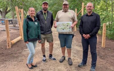 Thüringer Zoopark Erfurt erweitert sein Spielplatzangebot