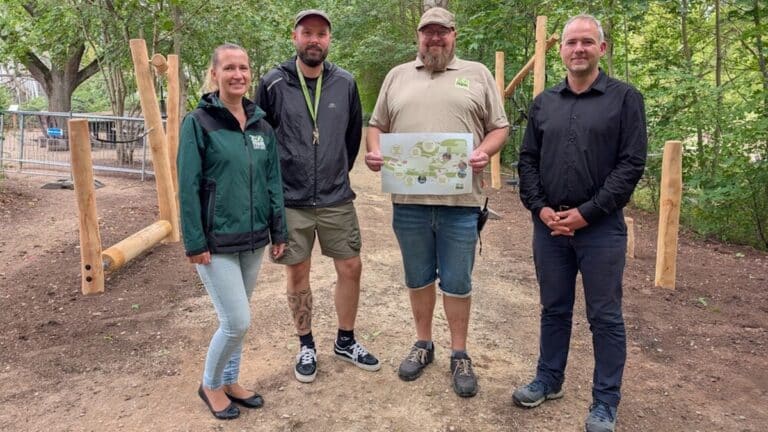 Thüringer Zoopark Erfurt erweitert sein Spielplatzangebot