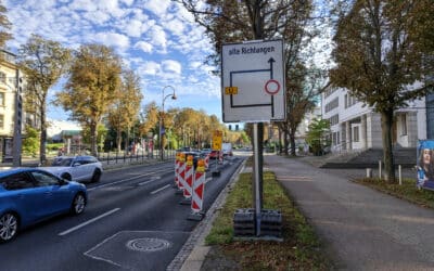Verkehrsbehinderungen und Kontrollen im Bereich der Martin-Andersen-Nexö-Straße