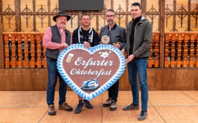 Erfurter Oktoberfest bringt Fahrspaß, Tradition und Feststimmung auf den Domplatz